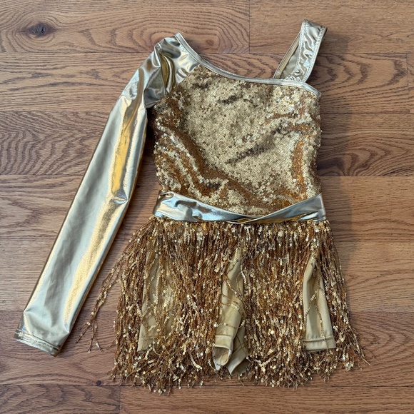 Weissman Other - Gold Girl's Glitter Sparkle Dance Flapper Costume